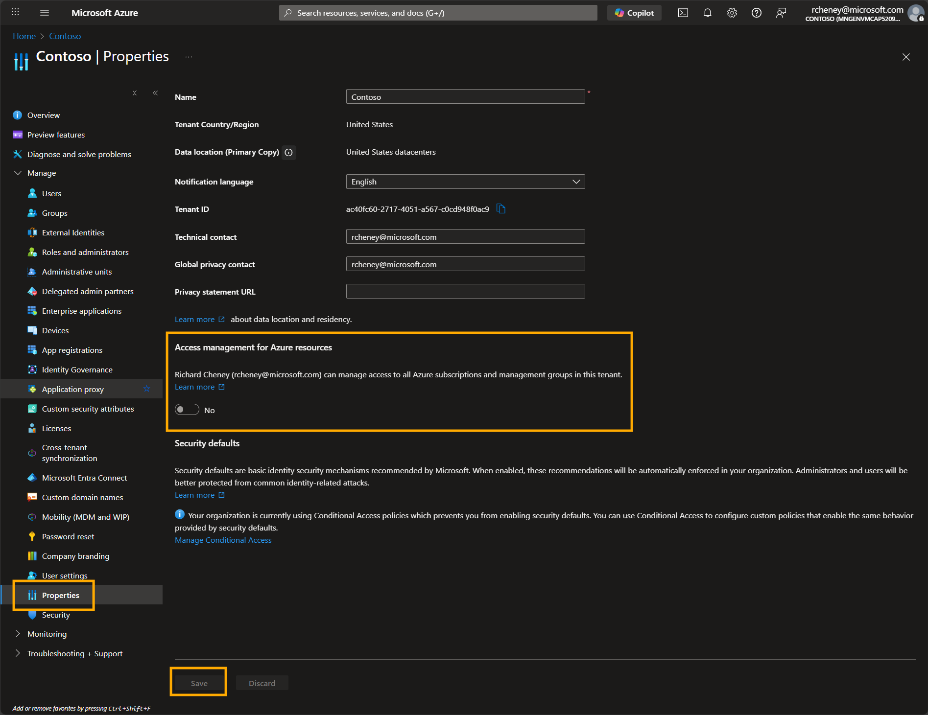 Elevating Global Administrator for RBAC role assignments